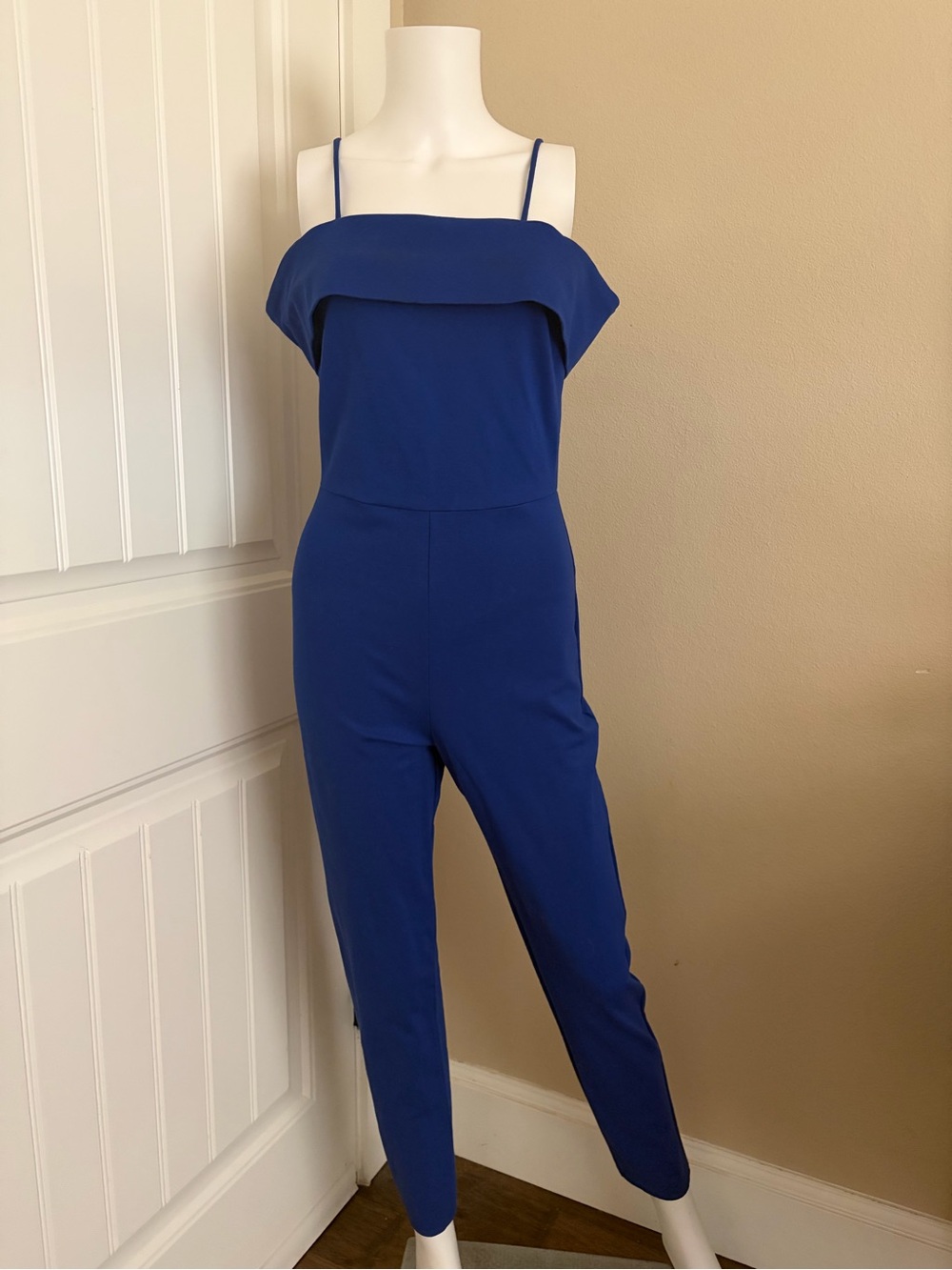 Rolla Coster Cobalt Blue Off-Shoulder Jumpsuit